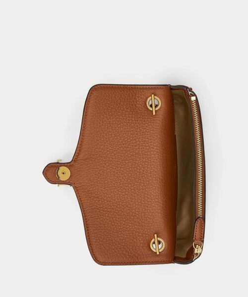 LAUREN RALPH LAUREN(ローレン ラルフ ローレン)の「ペブルド レザー Bradley クロスボディ ウォレット(ショルダーバッグ・レディース・ブラウン・ONE)」の9枚目の写真