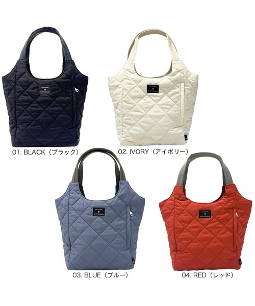 ROOTOTE(ルートート)の「ルートート / LT.ラウンド.パルーティ.キルト-D(トートバッグ・レディース・ブルー/レッド/アイボリー/ブラック・FREE)」の6枚目の写真