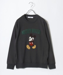 Disney(ディズニー)キャラクター刺繍&サガラ刺繍スウェットトレーナー/ミッキーマウス/ミニーマウス/ベイマックス&モチ