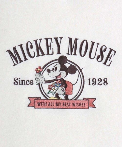 Disney（ディズニー）の「Disney（ディズニー）キャラクター刺繍＆サガラ刺繍スウェットトレーナー/ミッキーマウス/ミニーマウス/ベイマックス＆モチ（スウェット・レディース・ベージュ/グレー系その他/ダークグレー/マスタード/ワイン/クリーム/グリーン/オレンジ・M/L）」の17枚目の写真