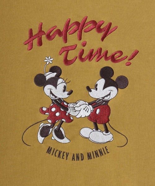 Disney（ディズニー）の「Disney（ディズニー）キャラクター刺繍＆サガラ刺繍スウェットトレーナー/ミッキーマウス/ミニーマウス/ベイマックス＆モチ（スウェット・レディース・ベージュ/グレー系その他/ダークグレー/マスタード/ワイン/クリーム/グリーン/オレンジ・M/L）」の21枚目の写真