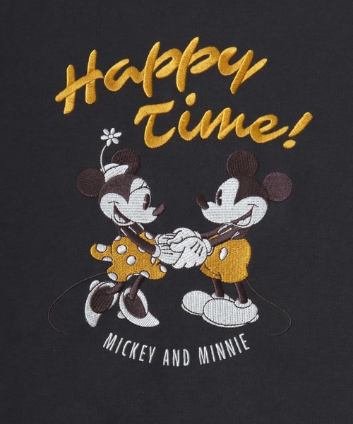 Disney（ディズニー）の「Disney（ディズニー）キャラクター刺繍＆サガラ刺繍スウェットトレーナー/ミッキーマウス/ミニーマウス/ベイマックス＆モチ（スウェット・レディース・ベージュ/グレー系その他/ダークグレー/マスタード/ワイン/クリーム/グリーン/オレンジ・M/L）」の10枚目の写真