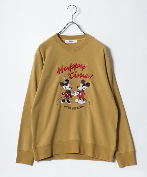 Disney（ディズニー）の「Disney（ディズニー）キャラクター刺繍＆サガラ刺繍スウェットトレーナー/ミッキーマウス/ミニーマウス/ベイマックス＆モチ（スウェット・レディース・ベージュ/グレー系その他/ダークグレー/マスタード/ワイン/クリーム/グリーン/オレンジ・M/L）」の20枚目の写真