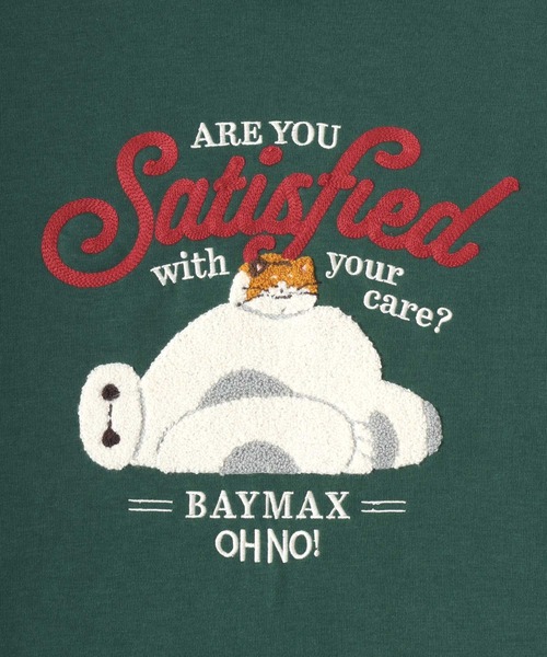 Disney（ディズニー）の「Disney（ディズニー）キャラクター刺繍＆サガラ刺繍スウェットトレーナー/ミッキーマウス/ミニーマウス/ベイマックス＆モチ（スウェット・レディース・ベージュ/グレー系その他/ダークグレー/マスタード/ワイン/クリーム/グリーン/オレンジ・M/L）」の19枚目の写真