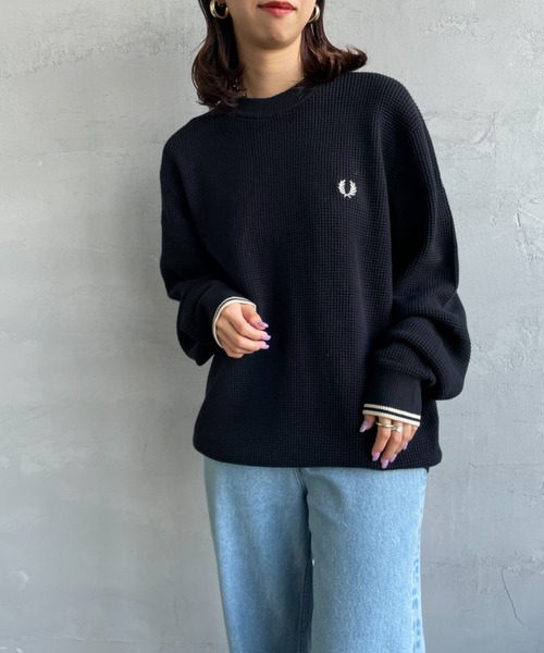 美品 FRED PERRY フレッドペリー ウール セーター ニット 月桂樹ロゴ 楽天市場】フレッドペリー FRED PERRY セーター メンズ