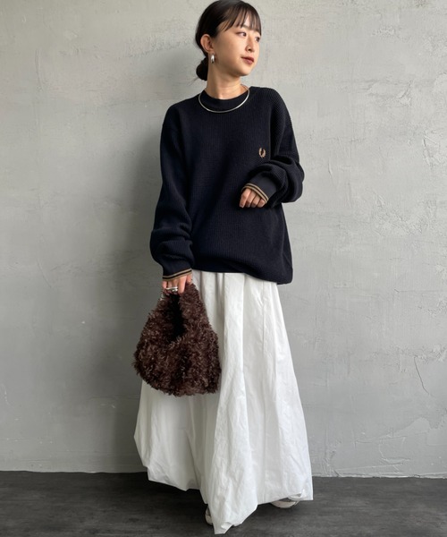 WEB限定】[FRED PERRY/フレッドペリー] ワンポイントロゴ刺繍