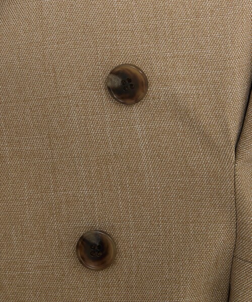 qualite（カリテ）の「【セットアップ対応】ツイードカーデジャケット/秋服/冬服/オフィスカジュアル（テーラードジャケット・レディース・ベージュ/グレー・36/38）」の20枚目の写真