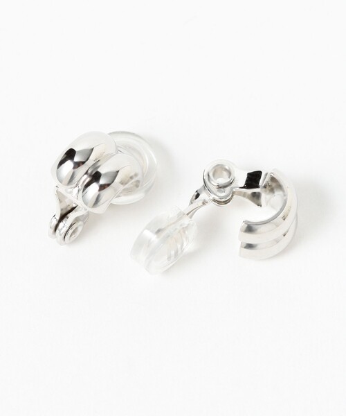 Ray BEAMS（レイビームス）の「ダブル フープ イヤリング（イヤリング・レディース・ゴールド/シルバー・ONE SIZE）」の4枚目の写真