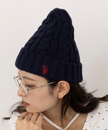SETUP7（セットアップセブン）の「【U.S. POLO ASSN.】Classical PONY logo クラシカルワンポイントロゴ ポニー刺繍 ビーニー BEANIE（ニットキャップ/ビーニー）」
