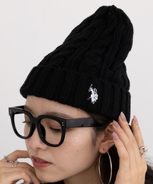 U.S. POLO ASSN.（ユーエスポロアッスン）の「【U.S. POLO ASSN.】Classical PONY logo クラシカルワンポイントロゴ ポニー刺繍 ビーニー BEANIE（ニットキャップ/ビーニー）」