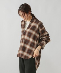 GLOBAL WORK | ネルチェックシャツ/長袖/580833(シャツ/ブラウス)