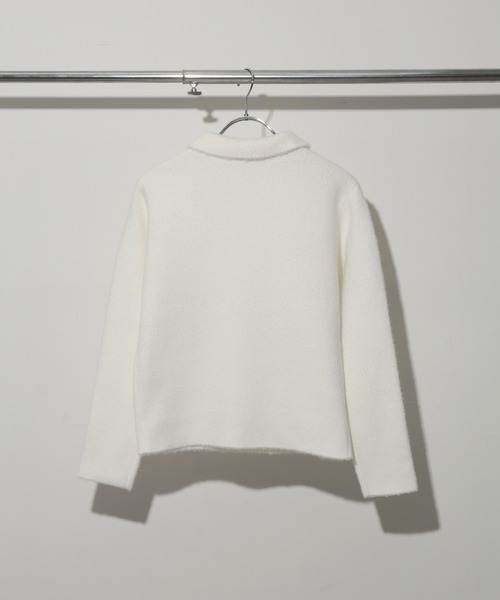 U.S. POLO ASSN.(ユーエスポロアッスン)の「【U.S. POLO ASSN./ユーエスポロアッスン】ロゴ刺繍 ニット ポロ セーター(ニット/セーター・レディース・レッド/ネイビー/アイボリー・LL/L/M)」の15枚目の写真