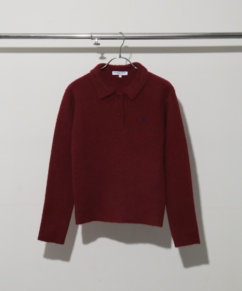 U.S. POLO ASSN.(ユーエスポロアッスン)の「【U.S. POLO ASSN./ユーエスポロアッスン】ロゴ刺繍 ニット ポロ セーター(ニット/セーター・レディース・レッド/ネイビー/アイボリー・LL/L/M)」の19枚目の写真