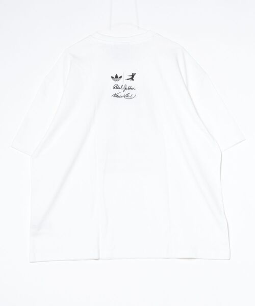 adidas(アディダス)の「ホットショット グラフィック 半袖Tシャツ / アディダスオリジナルス adidas Originals(Tシャツ/カットソー・メンズ・ホワイト・LARGE/MEDIUM/SMALL/X-SMALL/XX-LARGE/3XL/X-LARGE)」の8枚目の写真