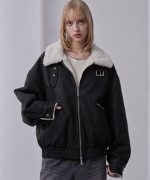 Loose/ルース | ヴィンテージ 合皮ショートボアブルゾン(ブルゾン)