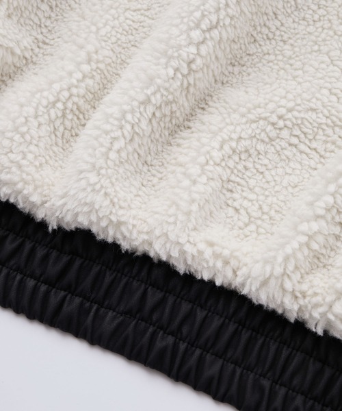 Loose/ルース（ルース）の「ヴィンテージ 合皮ショートボアブルゾン（ブルゾン・メンズ・ダークグレー/ブラック/グレー・S/M/L）」の4枚目の写真