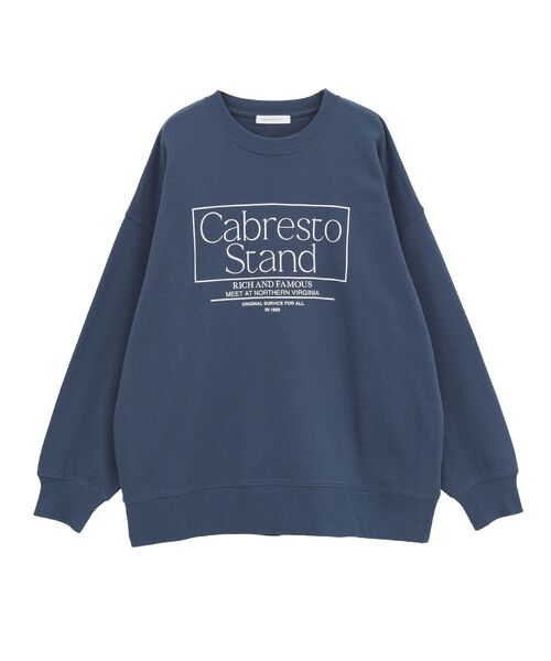 AMERICAN HOLIC(アメリカンホリック)の「ボックスロゴプリント裏毛プルオーバー(スウェット・レディース・ネイビー/杢グレー/オフホワイト/ブラック・FREE)」の16枚目の写真