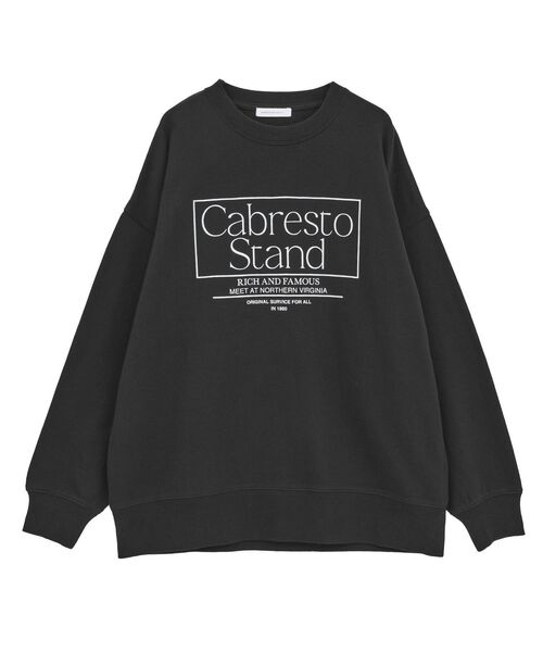 AMERICAN HOLIC(アメリカンホリック)の「ボックスロゴプリント裏毛プルオーバー(スウェット・レディース・ネイビー/杢グレー/オフホワイト/ブラック・FREE)」の17枚目の写真