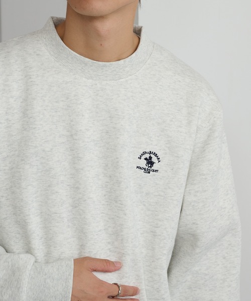 Santa Barbara Polo & Racquet Club(サンタ・バーバラ・ポロ & ラケット・クラブ)の「【SANTA BARBARA】T/C 両面起毛トレーナー(スウェット・メンズ・サックスブルー/ブラック/チャコールグレー/オートミール・M/LL/L)」の3枚目の写真