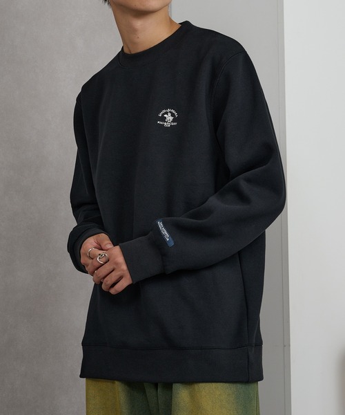 Santa Barbara Polo & Racquet Club(サンタ・バーバラ・ポロ & ラケット・クラブ)の「【SANTA BARBARA】T/C 両面起毛トレーナー(スウェット・メンズ・サックスブルー/ブラック/チャコールグレー/オートミール・M/LL/L)」の20枚目の写真