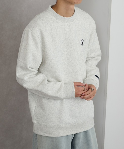 Santa Barbara Polo & Racquet Club(サンタ・バーバラ・ポロ & ラケット・クラブ)の「【SANTA BARBARA】T/C 両面起毛トレーナー(スウェット・メンズ・サックスブルー/ブラック/チャコールグレー/オートミール・M/LL/L)」の5枚目の写真