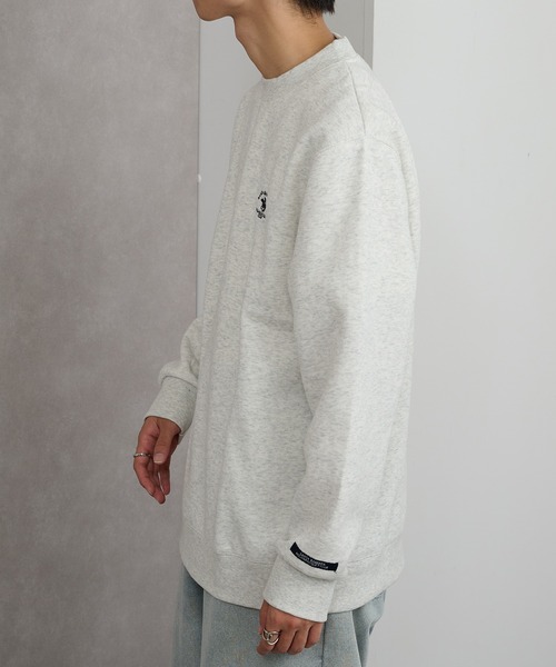 Santa Barbara Polo & Racquet Club(サンタ・バーバラ・ポロ & ラケット・クラブ)の「【SANTA BARBARA】T/C 両面起毛トレーナー(スウェット・メンズ・サックスブルー/ブラック/チャコールグレー/オートミール・M/LL/L)」の6枚目の写真