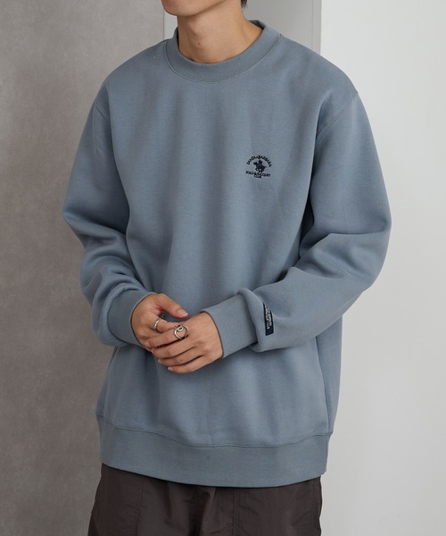 Santa Barbara Polo & Racquet Club(サンタ・バーバラ・ポロ & ラケット・クラブ)の「【SANTA BARBARA】T/C 両面起毛トレーナー(スウェット・メンズ・サックスブルー/ブラック/チャコールグレー/オートミール・M/LL/L)」の14枚目の写真