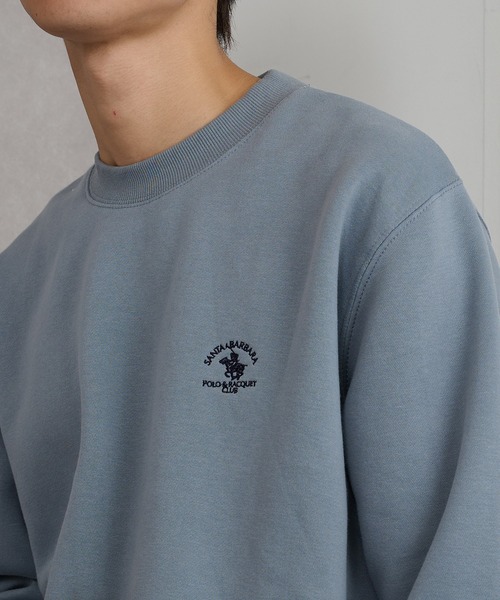 Santa Barbara Polo & Racquet Club(サンタ・バーバラ・ポロ & ラケット・クラブ)の「【SANTA BARBARA】T/C 両面起毛トレーナー(スウェット・メンズ・サックスブルー/ブラック/チャコールグレー/オートミール・M/LL/L)」の15枚目の写真