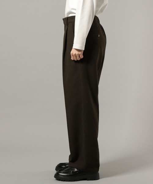 RAGEBLUE（レイジブルー）の「ツイル/ワンタックワイドテーパードスラックス（スラックス・メンズ・ブラック/ブラウン/チェック/ダークグレー・SMALL/MEDIUM/LARGE）」の21枚目の写真