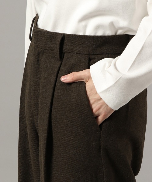 RAGEBLUE（レイジブルー）の「ツイル/ワンタックワイドテーパードスラックス（スラックス・メンズ・ブラック/ブラウン/チェック/ダークグレー・SMALL/MEDIUM/LARGE）」の16枚目の写真