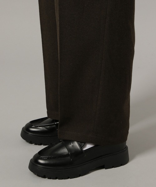 RAGEBLUE（レイジブルー）の「ツイル/ワンタックワイドテーパードスラックス（スラックス・メンズ・ブラック/ブラウン/チェック/ダークグレー・SMALL/MEDIUM/LARGE）」の15枚目の写真