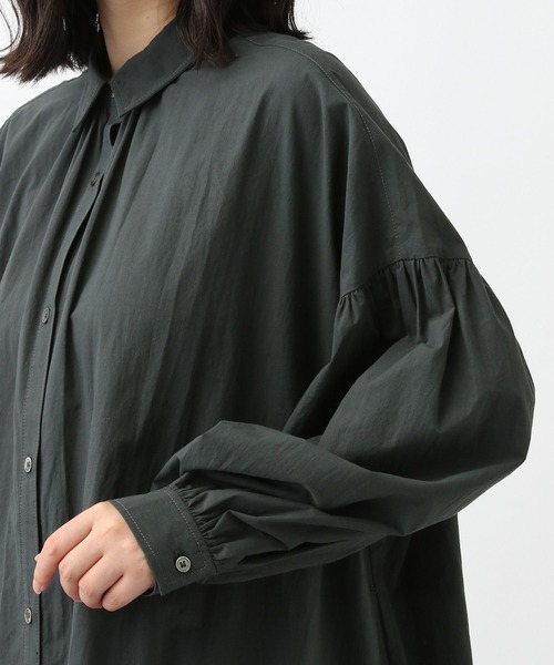 4629 natural by clip コットンワッシャーシャツワンピース studio CLIP｜《natural by clip》コットンワッシャーシャツワンピース