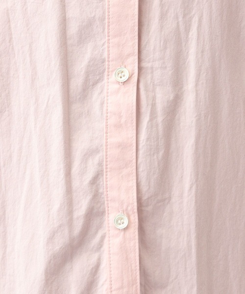 4629 natural by clip コットンワッシャーシャツワンピース セール】《natural by clip》コットンワッシャーシャツワンピース