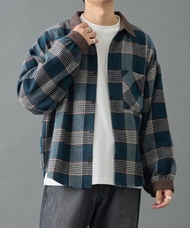 COLONY 2139 | 先染めチェック袖ギャザーBIGシャツ(シャツ/ブラウス)