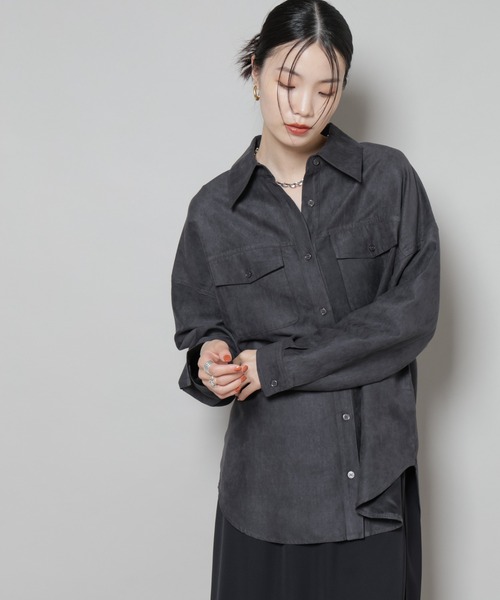 D&G スエードシャツ イタリア製 90s 〜 00s D&G シャツ ドルチェアンドガッバーナ