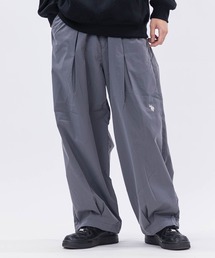 U.S. POLO ASSN. | 【3】〔U.S.POLO ASSN】撥水 ワンタック バルーンカーブパンツ(チノパンツ)