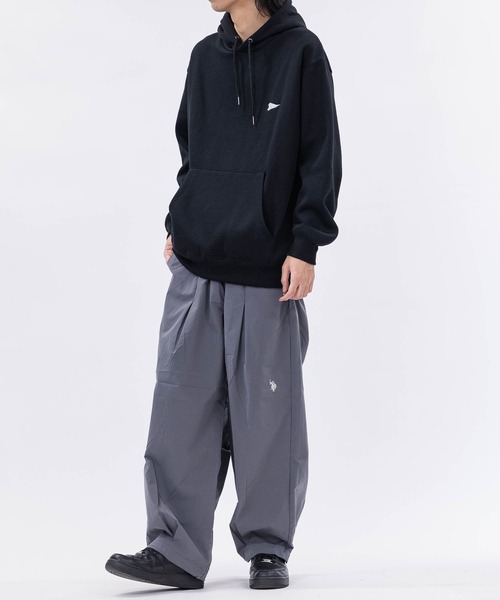 U.S. POLO ASSN.(ユーエスポロアッスン)の「【3】〔U.S.POLO ASSN/ユーエスポロアッスン〕撥水 ワンタック バルーンカーブパンツ(チノパンツ・メンズ・モカ/ネイビー/グレー/ブラック・LARGE/MEDIUM/X-LARGE)」の12枚目の写真