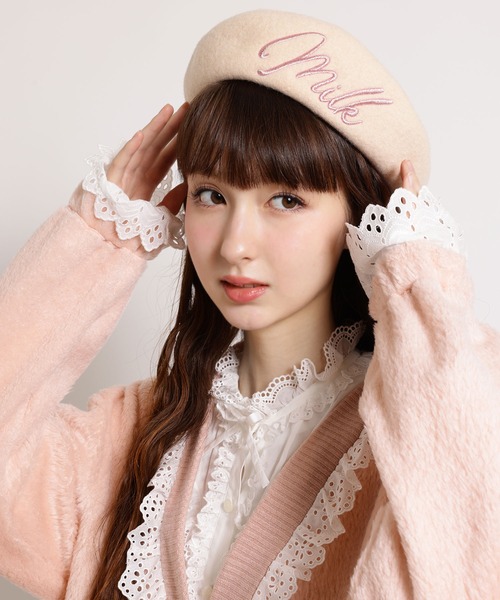 MILK（ミルク）の「ロゴ ベレー（ハンチング/ベレー帽・レディース・C/D/A/B・FREE）」の3枚目の写真