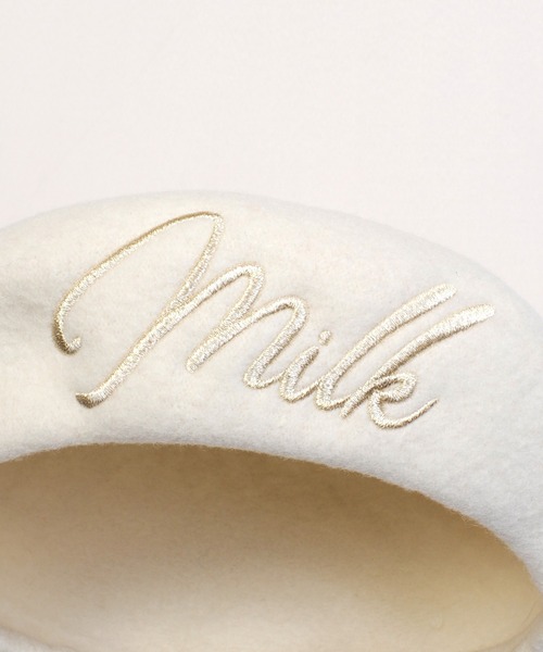 MILK（ミルク）の「ロゴ ベレー（ハンチング/ベレー帽・レディース・C/D/A/B・FREE）」の5枚目の写真
