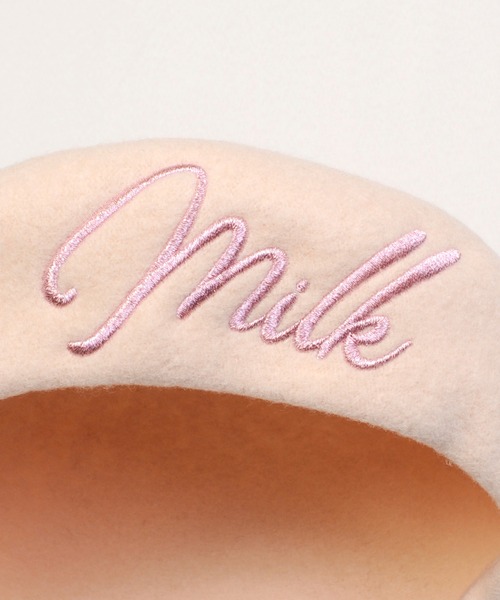 MILK（ミルク）の「ロゴ ベレー（ハンチング/ベレー帽・レディース・C/D/A/B・FREE）」の6枚目の写真