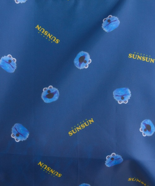 パペットスンスン】ポーチ付エコバッグ（エコバッグ/サブバッグ