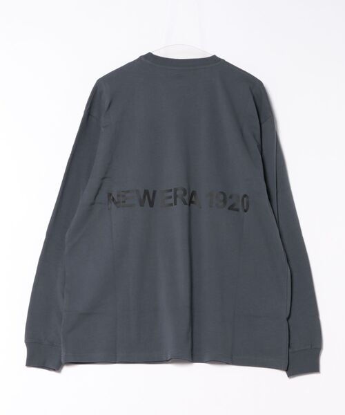 NEW ERA(ニューエラ)の「NEW ERA/ニューエラ 長袖Tシャツ ロンT 14682695/14682696/14682697(Tシャツ/カットソー・メンズ・ダークグレー/ブラック/ホワイト・L/M/XL/2XL)」の4枚目の写真
