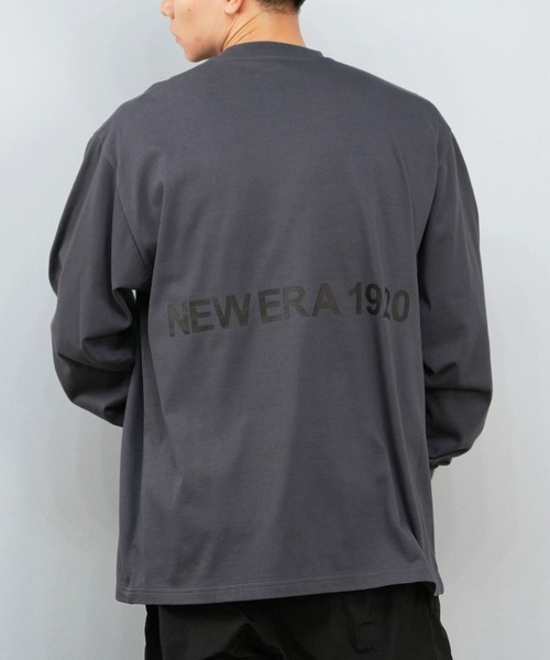 NEW ERA(ニューエラ)の「NEW ERA/ニューエラ 長袖Tシャツ ロンT 14682695/14682696/14682697(Tシャツ/カットソー・メンズ・ダークグレー/ブラック/ホワイト・L/M/XL/2XL)」の3枚目の写真
