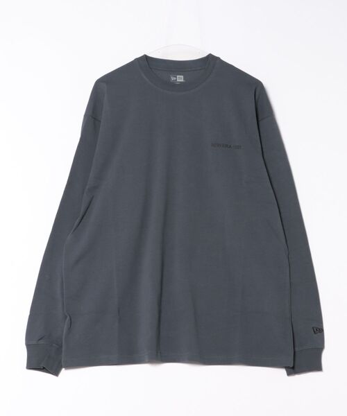 NEW ERA(ニューエラ)の「NEW ERA/ニューエラ 長袖Tシャツ ロンT 14682695/14682696/14682697(Tシャツ/カットソー・メンズ・ダークグレー/ブラック/ホワイト・L/M/XL/2XL)」の5枚目の写真