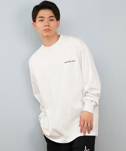 NEW ERA(ニューエラ)の「NEW ERA/ニューエラ 長袖Tシャツ ロンT 14682695/14682696/14682697(Tシャツ/カットソー・メンズ・ダークグレー/ブラック/ホワイト・L/M/XL/2XL)」の6枚目の写真