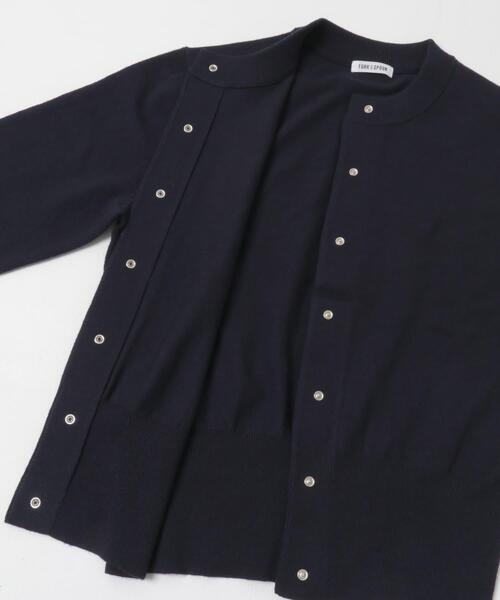 FORK&SPOON（フォークアンドスプーン）の「FORK&SPOON　ミラージュクルーネックニットカーディガン（カーディガン/ボレロ・レディース・ネイビー/ブラウン/グリーン・1）」の12枚目の写真