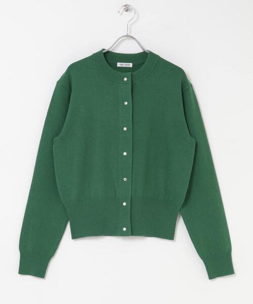 FORK&SPOON（フォークアンドスプーン）の「FORK&SPOON　ミラージュクルーネックニットカーディガン（カーディガン/ボレロ・レディース・ネイビー/ブラウン/グリーン・1）」の22枚目の写真