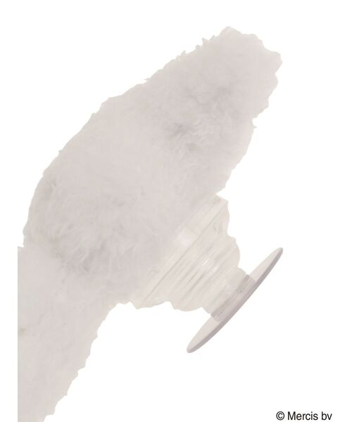 merry jenny（メリージェニー）の「もこもこナインチェスマホグリップ（スマホグッズ・レディース・オフホワイト・FREE）」の9枚目の写真