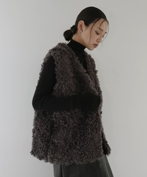hellam | プードルフェイクファーベスト(ベスト)