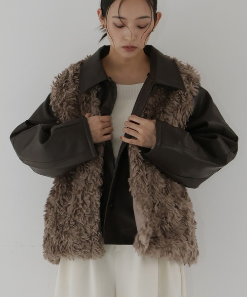 プードルフェイクファーベスト（ベスト）｜hellam（へラム）の